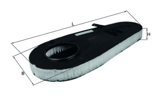 Filtro de aire LX 3598 Mahle, Imagen 2
