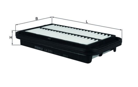 Filtro de aire LX 3751 Mahle, Imagen 2
