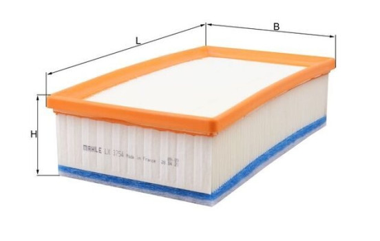 Filtro de aire LX 3754 Mahle, Imagen 2