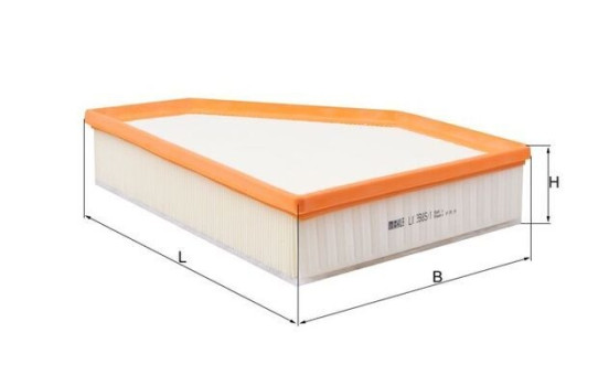 Filtro de aire LX 3985/1 Mahle, Imagen 2