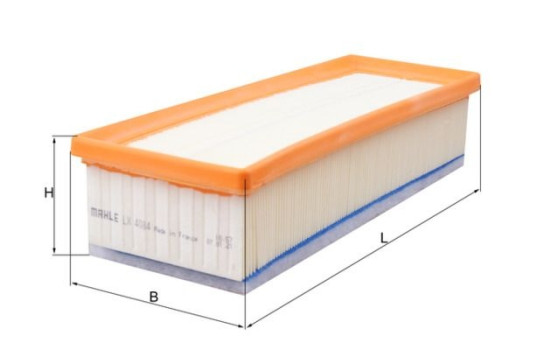 Filtro de aire LX 4084 Mahle, Imagen 2