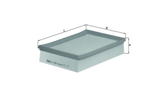 Filtro de aire LX 435/1 Mahle, Imagen 3
