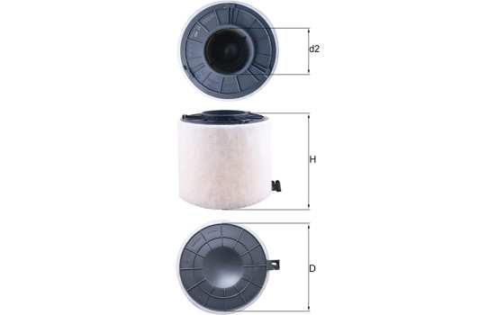 Filtro de aire LX 4407 Mahle