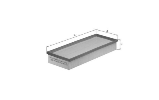Filtro de aire LX 521 Mahle, Imagen 3
