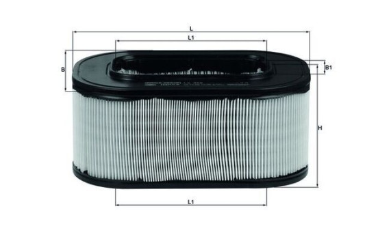 Filtro de aire LX 558 Mahle, Imagen 4