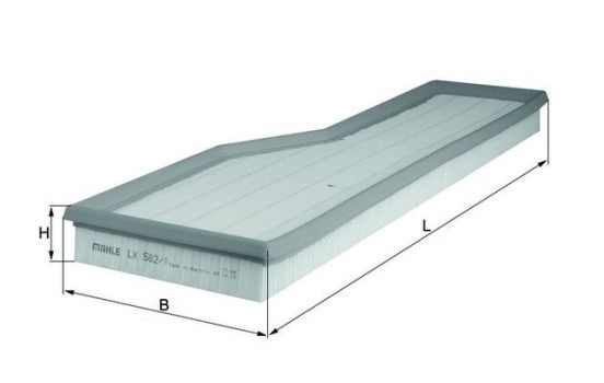 Filtro de aire LX 582/1 Mahle, Imagen 3
