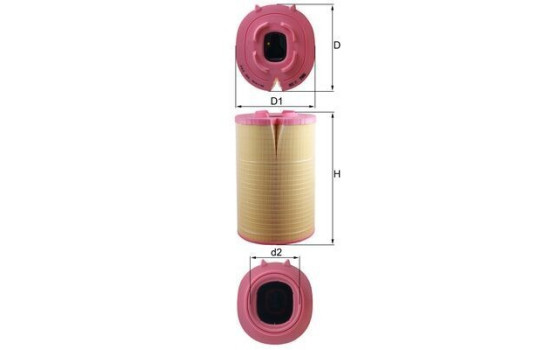 Filtro de aire LX 5888 Mahle