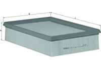 Filtro de aire LX 635 Mahle