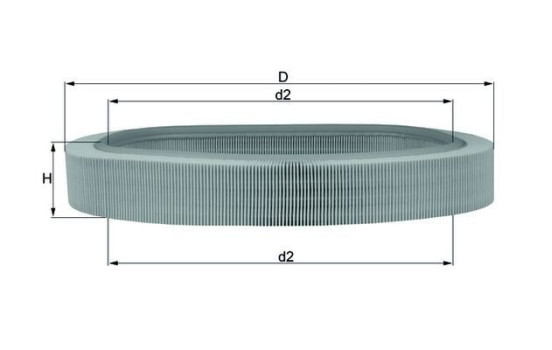 Filtro de aire LX 638 Mahle, Imagen 4
