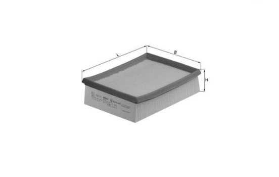 Filtro de aire LX 642 Mahle, Imagen 2