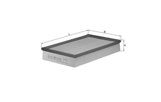 Filtro de aire LX 700 Mahle, Imagen 3