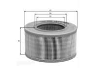 Filtro de aire LX 706 Mahle