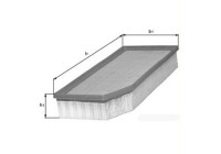 Filtro de aire LX 795 Mahle