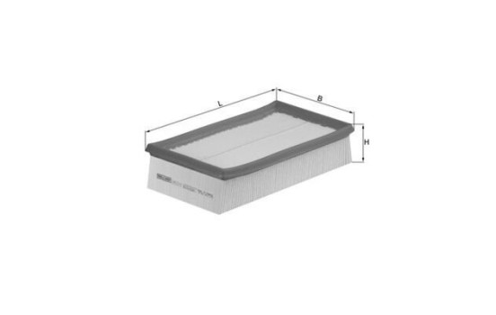 Filtro de aire LX 933/2 Mahle, Imagen 2