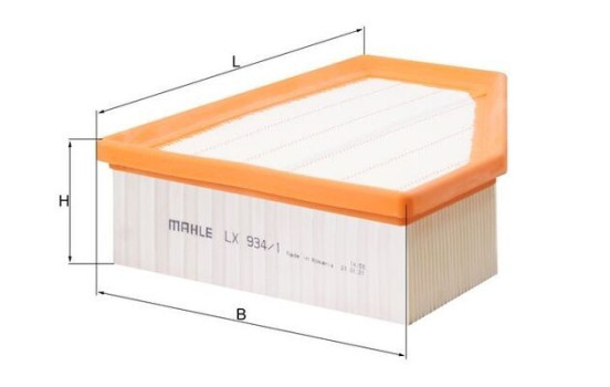 Filtro de aire LX 934/1 Mahle, Imagen 3