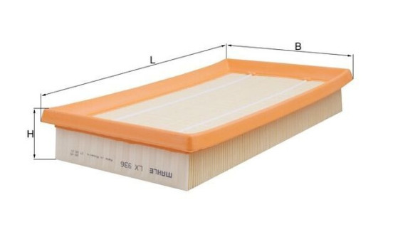 Filtro de aire LX 936 Mahle, Imagen 3