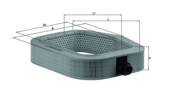 Filtro de aire LX 990 Mahle, Imagen 4