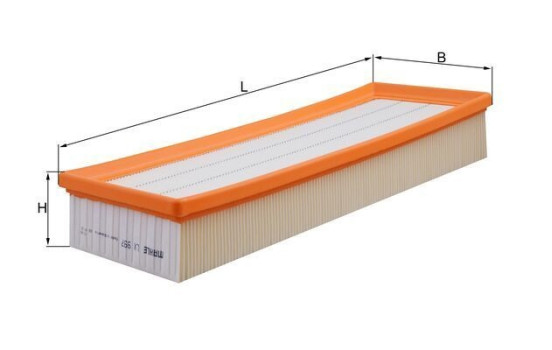 Filtro de aire LX 997 Mahle, Imagen 3