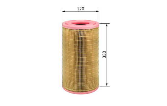 Filtro de aire S0024 Bosch, Imagen 2