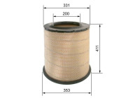 Filtro de aire S0034 Bosch