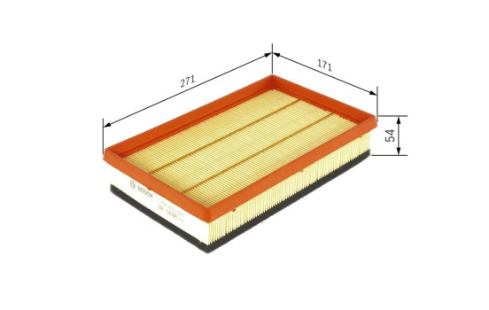 Filtro de aire S0041 Bosch
