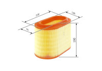 Filtro de aire S0046 Bosch
