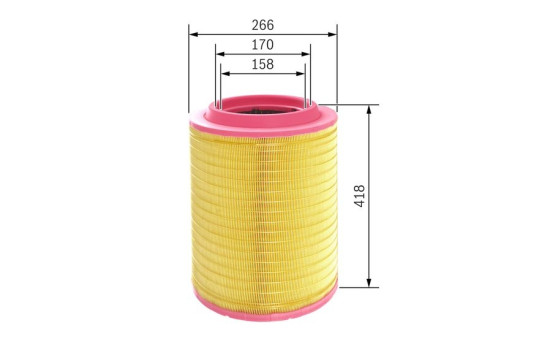 Filtro de aire S0072 Bosch
