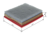 Filtro de aire S0096 Bosch