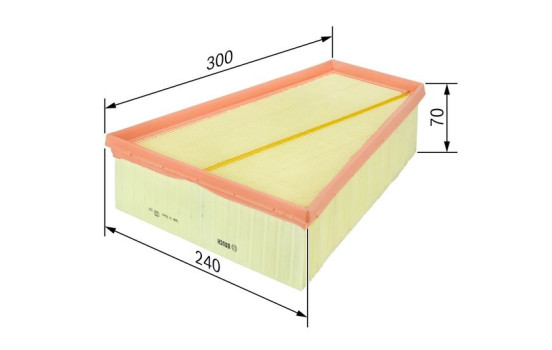 Filtro de aire S0109 Bosch, Imagen 6