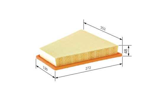 Filtro de aire S0149 Bosch, Imagen 2