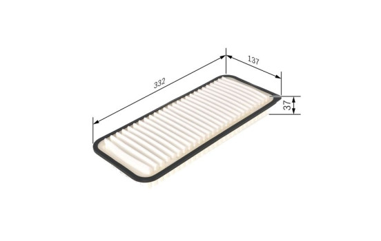 Filtro de aire S0154 Bosch, Imagen 2