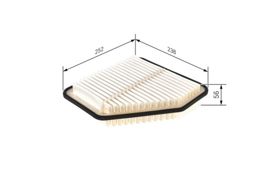 Filtro de aire S0188 Bosch, Imagen 4