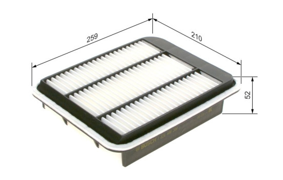 Filtro de aire S0208 Bosch, Imagen 5
