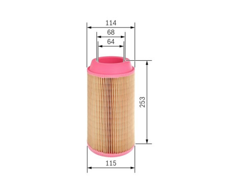 Filtro de aire S0238 Bosch