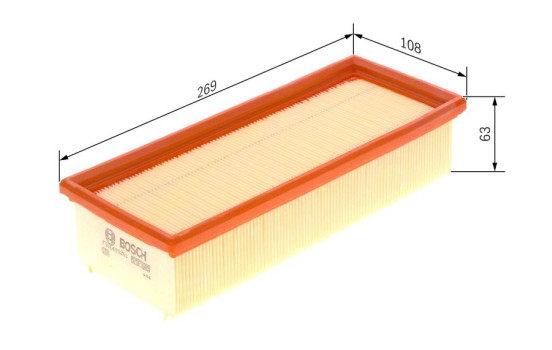 Filtro de aire S0263 Bosch, Imagen 5