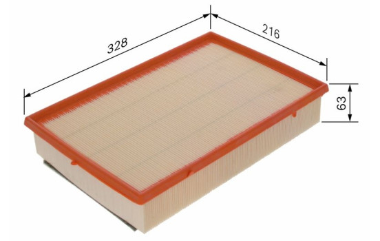 Filtro de aire S0264 Bosch, Imagen 2