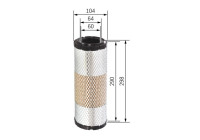 Filtro de aire S0320 Bosch