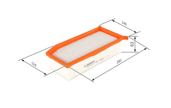 Filtro de aire S0343 Bosch, Imagen 2