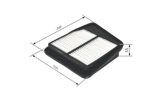 Filtro de aire S0357 Bosch, Imagen 3