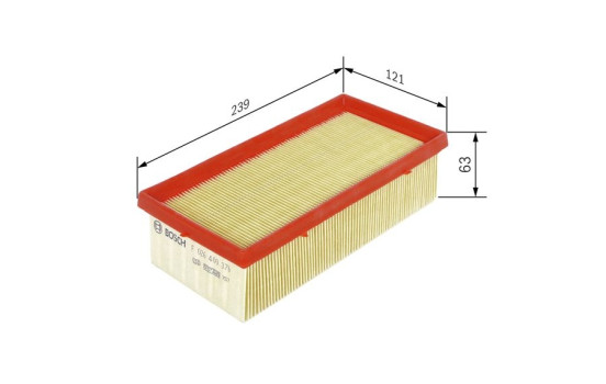 Filtro de aire S0376 Bosch, Imagen 2