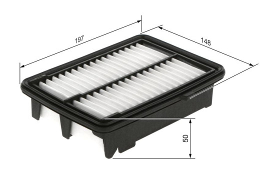Filtro de aire S0384 Bosch, Imagen 3