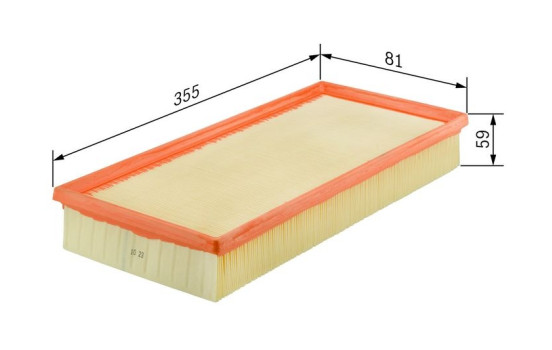 Filtro de aire S0387 Bosch