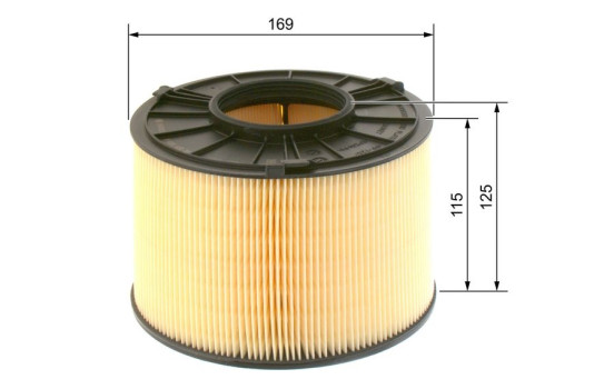 Filtro de aire S0393 Bosch, Imagen 5