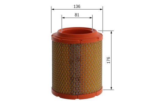 Filtro de aire S0413 Bosch, Imagen 5