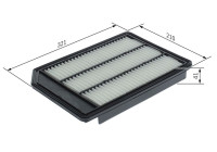 Filtro de aire S0419 Bosch