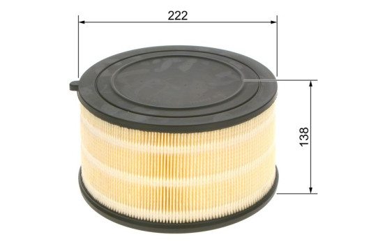 Filtro de aire S0427 Bosch, Imagen 5