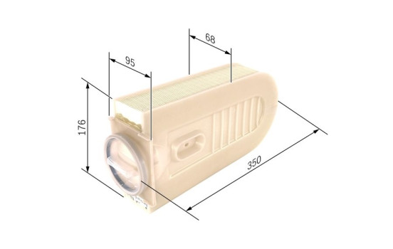 Filtro de aire S0432 Bosch