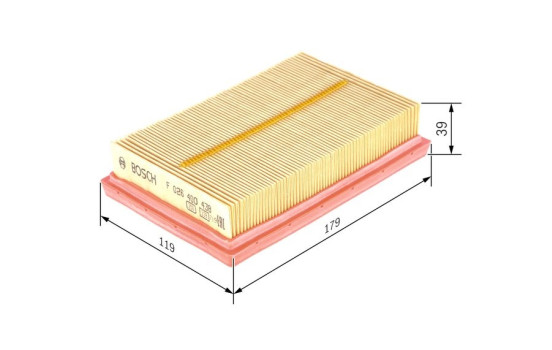 Filtro de aire S0438 Bosch, Imagen 2