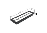 Filtro de aire S0455 Bosch