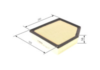 Filtro de aire S0456 Bosch
